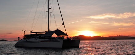sunset in Coron
